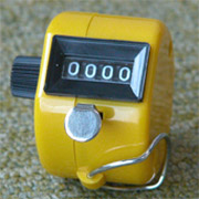 Tally Counter (ABS, Yellow), Model IC1300
